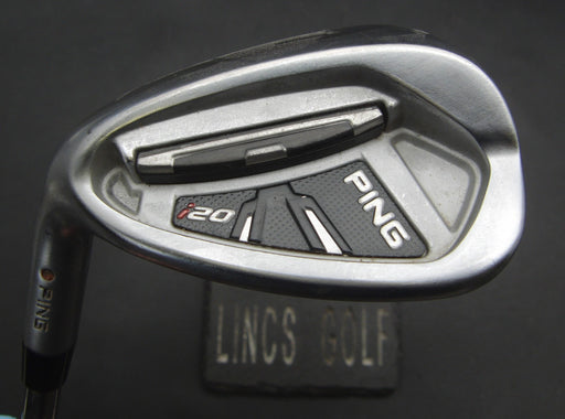 Left-Handed Ping i20 Red Dot Lob Wedge Regular Steel Shaft Ping Grip