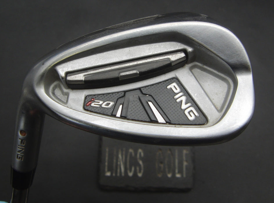 Left-Handed Ping i20 Red Dot Lob Wedge Regular Steel Shaft Ping Grip