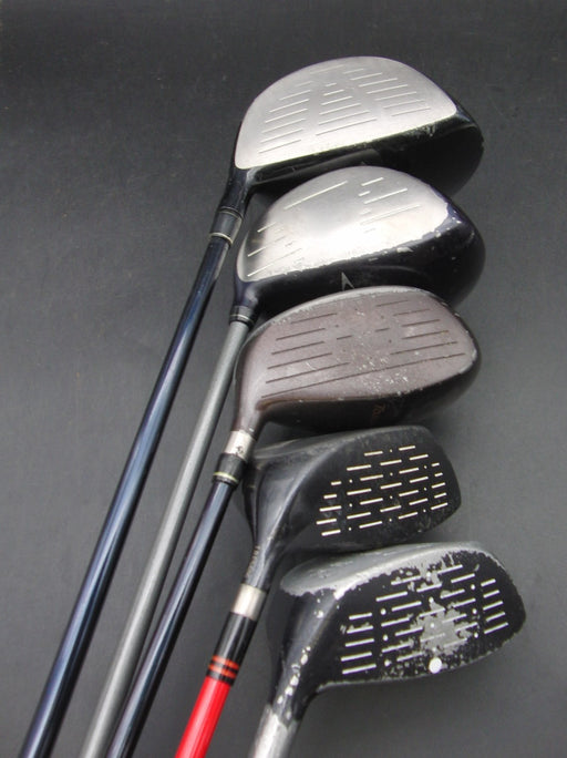 Set of 5x Multi Brands Drivers Regular & Ladies Graphite Shafts Black Grips