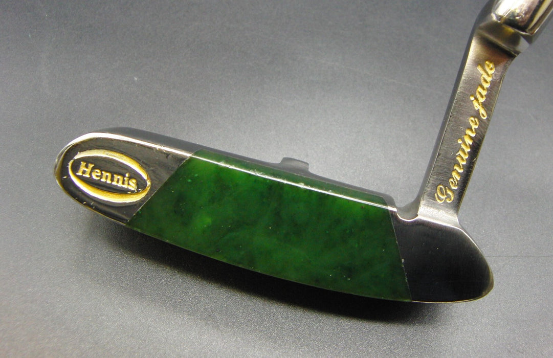 Hennis Genuine Jade Putter 87cm Playing Length Steel Shaft Jewelry Golf Grip