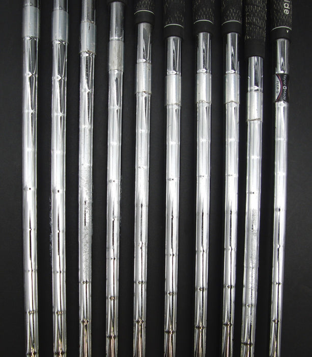 Set of 10x TaylorMade Burner SuperSteel Irons 3-SW+AW Stiff Steel Shafts*