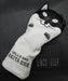 Set of 2x Hello NRC Akita Dog Wood Head Covers