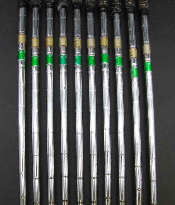 Set of 10x Left-Handed Slazenger Plus 2-PW + SW Irons Regular Graphite Shafts