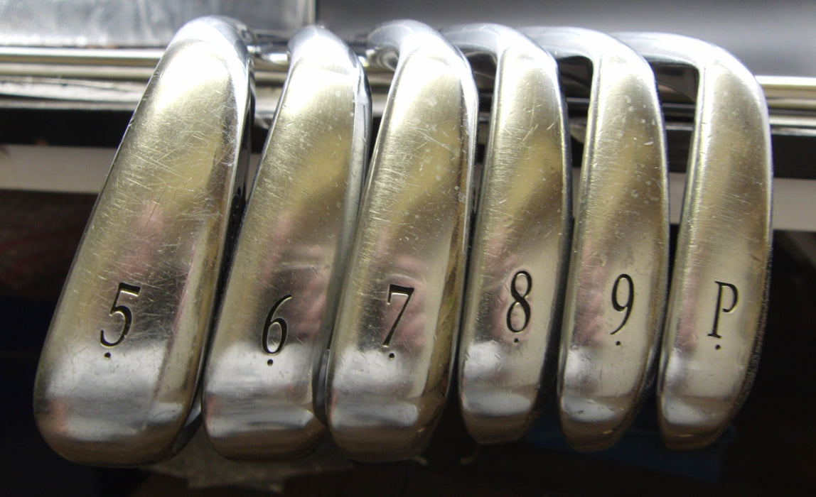 Set of 6x Mizuno MP-H4 GF Forged Irons 5-PW Stiff Steel Shafts GolfPride Grips