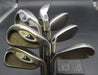 Set of 7x Callaway HawkEye Irons 4-PW Firm Graphite Shafts Circle Grips