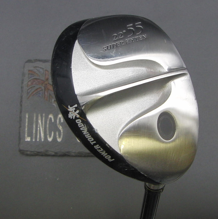 Kasco Power Tornado Super Hyten 22° Hybrid Stiff Graphite Shaft Kasco Grip