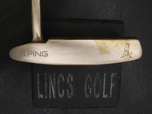 Left Handed BeCu Ping Anser 2 Putter Steel Shaft 90cm Playing Length Ping Grip