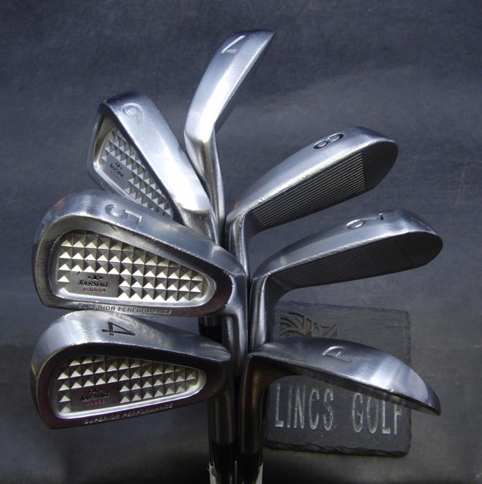 Set of 7 x Bridgestone Tour Stage V3000 Irons 4PW Regular Steel Shafts