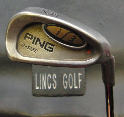 Ping i3 O-Size Orange Dot 5 Iron Regular Steel Shaft Ping Grip