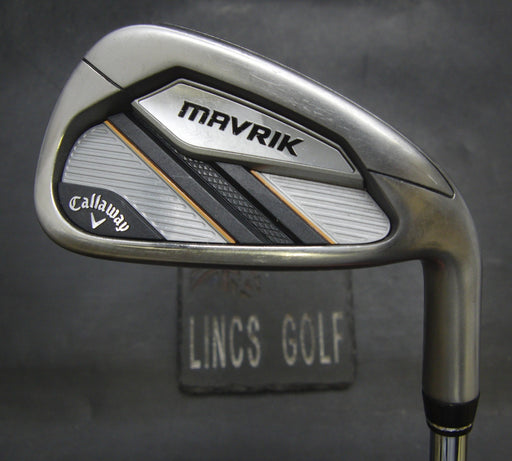 Callaway Mavrik 6 Iron Stiff Steel Shaft Golf Pride Grip