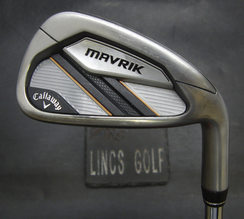 Callaway Mavrik 6 Iron Stiff Steel Shaft Golf Pride Grip