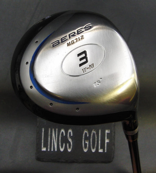 Honma Beres MG712 W-Ni 15° 3 Wood Stiff Graphite Shaft Beres Grip*