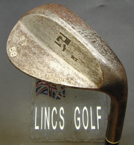 Japanese RAW GS M2 ST Prototype 58° Sand Wedge Stiff Steel Shaft Golf Pride Grip