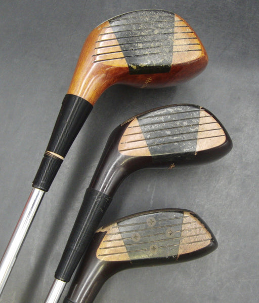 Set of 3 Daiwa Hi-Trac Handcrafted 1+, 3 & 4 Woods Regular Steel Shaffs & H/C