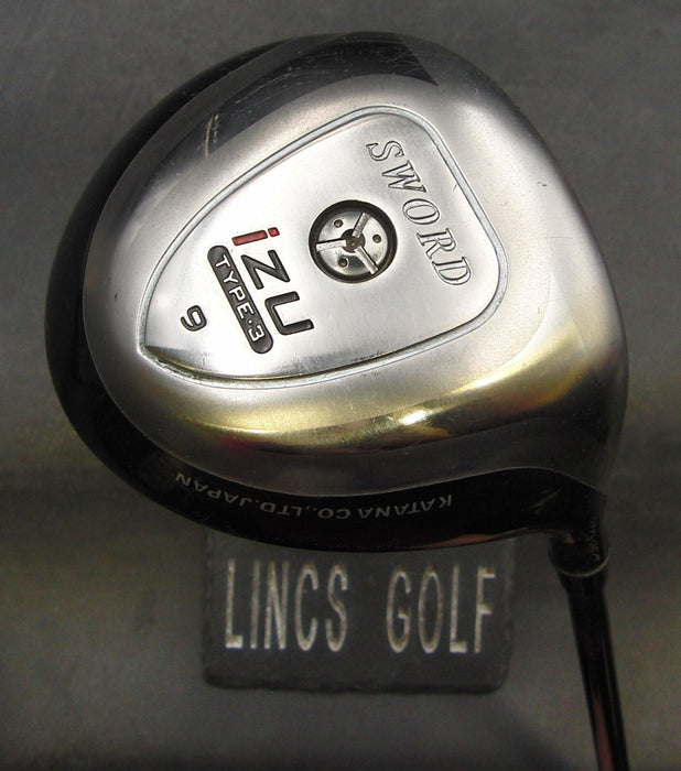 Katana Sword iZU Type-3 9° Driver Stiff Graphite Shaft Tour Edge Grip