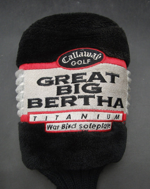 Callaway Great Big Bertha Titanium War Bird Sole Plate Driver Head Cover Only