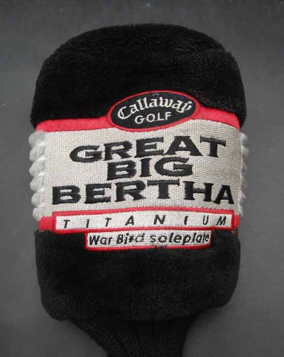 Callaway Great Big Bertha Titanium War Bird Sole Plate Driver Head Cover Only