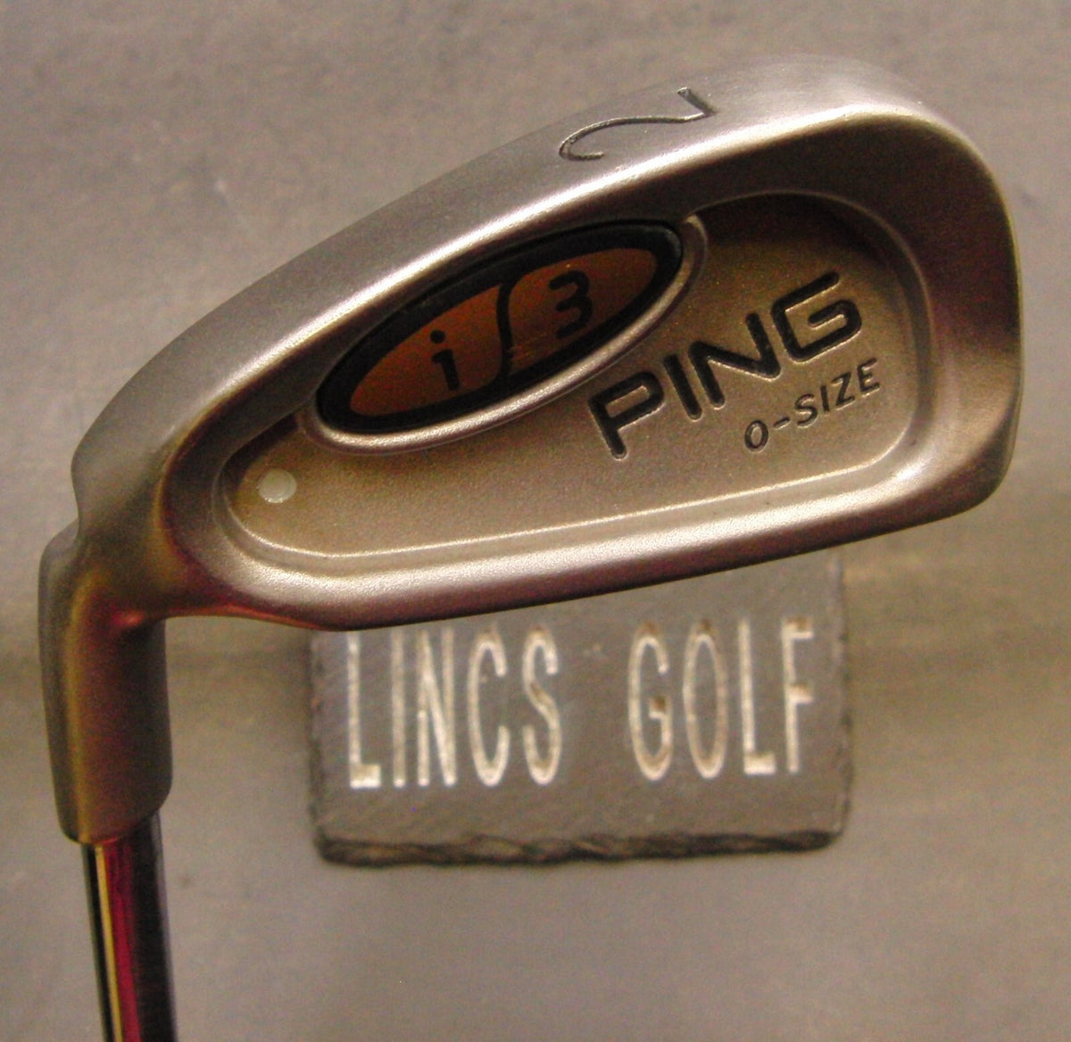 Left Handed Ping i3 O-Size 2 Iron Regular Steel Shaft Procise Grip ...