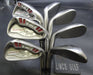 Set of 7 x TaylorMade Burner Japanese Model Irons 5-PW+AW Stiff Steel Shafts*