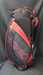 Japanese 5 Division Ignio Black & Red Tour Trolley Cart Golf Bag