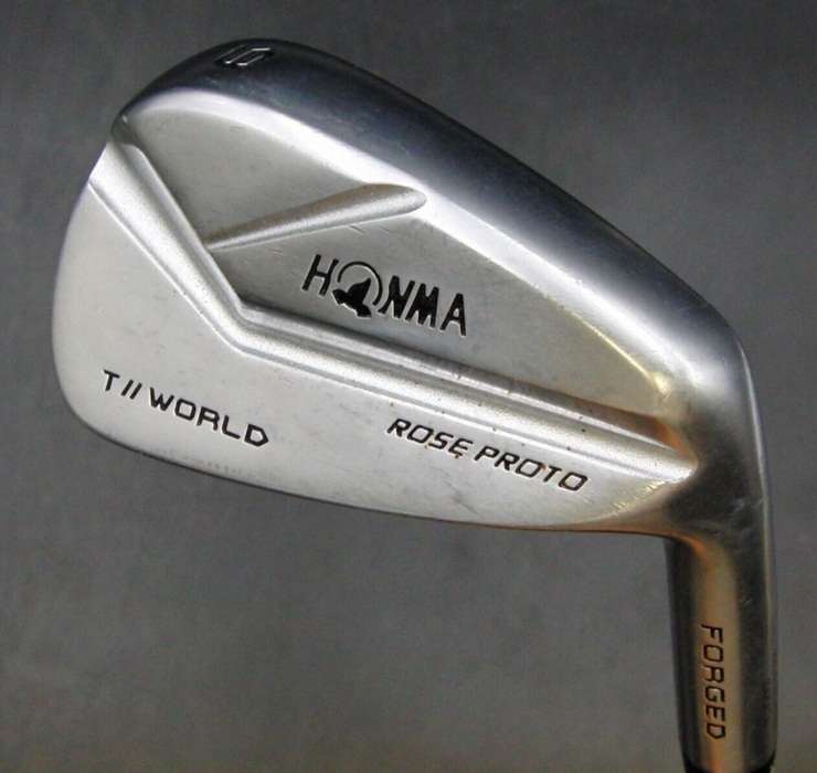 Honma Forged T World Rose Proto 9 Iron Extra Stiff Steel Shaft Honma Grip