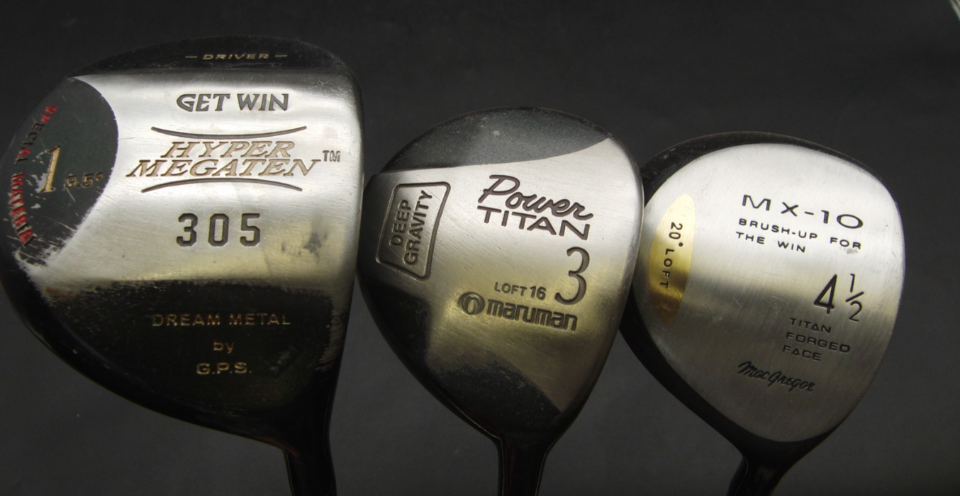 Set Of Maruman Exim Nano 5-SW+AW Irons + Driver + 3 Wood + 4 Wood + Putter