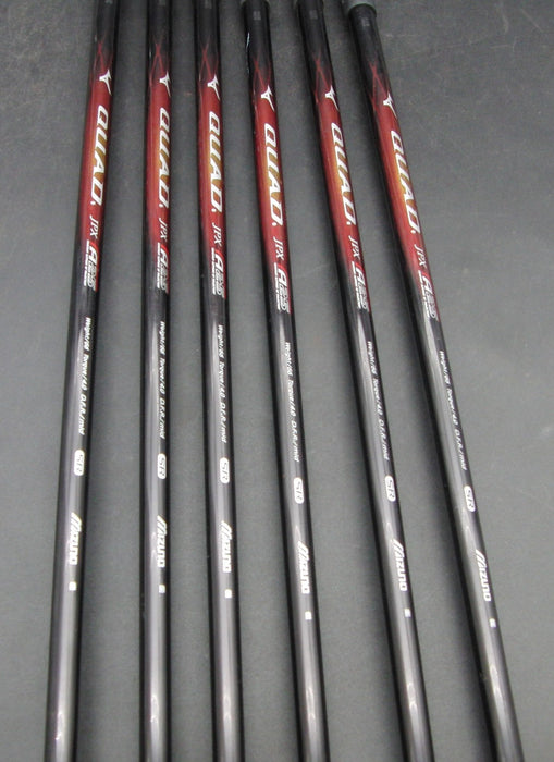 Set of 6x Mizuno JPX A25 5-PW Irons Regular Graphite Shafts Black Grips
