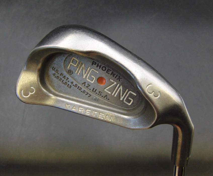 Ping Zing Karsten Orange Dot 3 Iron Stiff Steel Shaft Ping Grip