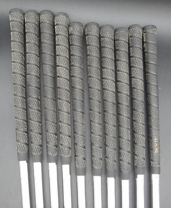 Set of 10x RAM Tour Grind Super UP S25C Irons 3-SW+AW Stiff Steel Shafts*