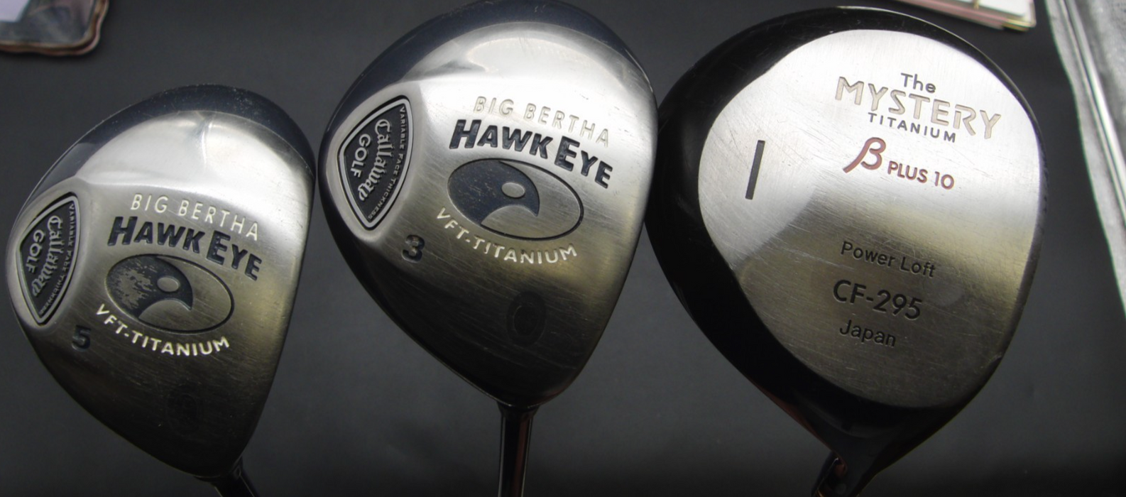 Set of Callaway Big Bertha X-12 3-SW+AW +Driver + 3 Wood + 5 Wood + Putter*