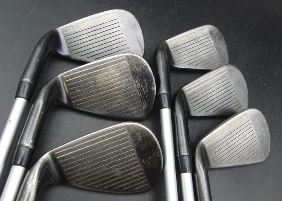 Set of 6x Callaway RAZR X Black Irons 5-PW Senior Graphite Shafts Callaway Grips