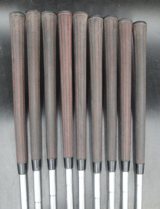 Set of 9x George Nicoll Concorde Irons 3-11 Regular Steel Shafts GolfPride Grips