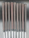 Set of 9x George Nicoll Concorde Irons 3-11 Regular Steel Shafts GolfPride Grips