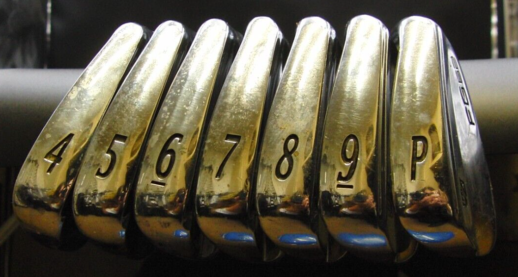 Set of 7 x Wilson Staff FG62 Irons 4-PW Extra Stiff Steel Shafts G/Pride Grips