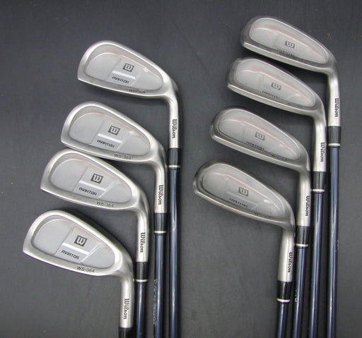 Set of 8x Wilson Aviator 4-SW Irons Regular Graphite Shafts Wilson Grips*