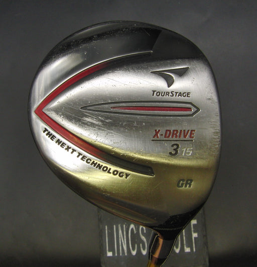 Bridgestone Tourstage XDrive 15° 3 Wood Stiff Graphite Shaft Golf Pride Grip