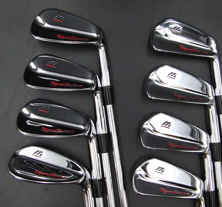 UNUSED Set of 8 x Mizuno Pro TN-87 Irons 4-SW Stiff Steel Shafts Lamkin Grips