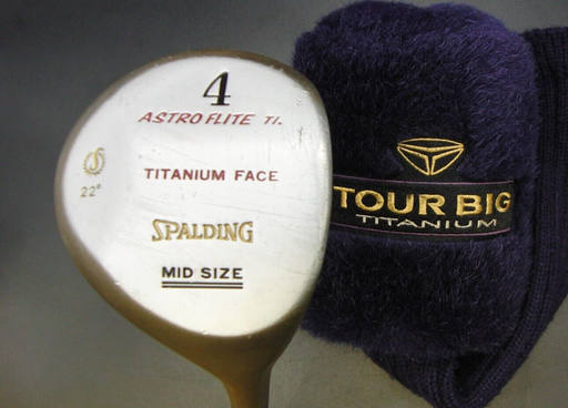 Spalding Astro Flite Mid Size 22 Degree 4 Wood Regular Graphite Shaft + H/Cover