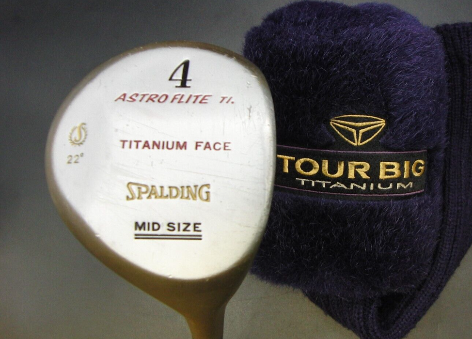 Spalding Astro Flite Mid Size 22 Degree 4 Wood Regular Graphite Shaft + H/Cover