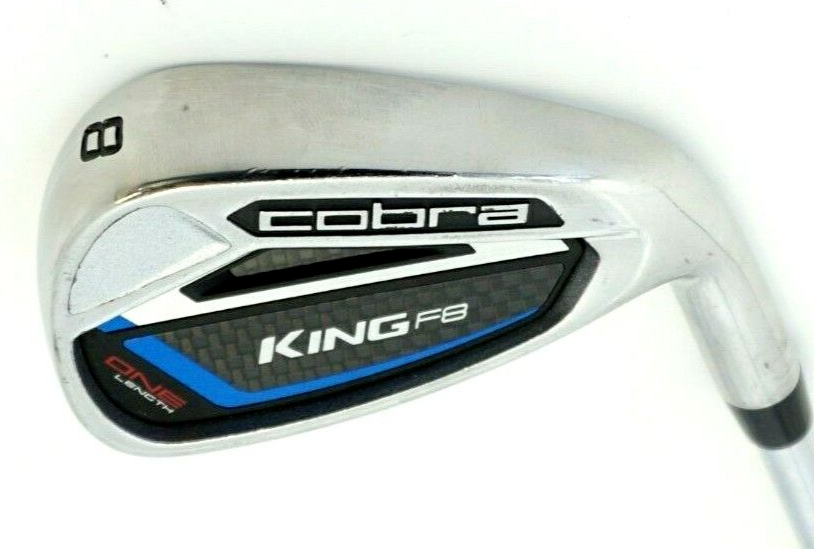 King Cobra F8 One Length 8 Iron Stiff Steel Shaft Cobra Grip