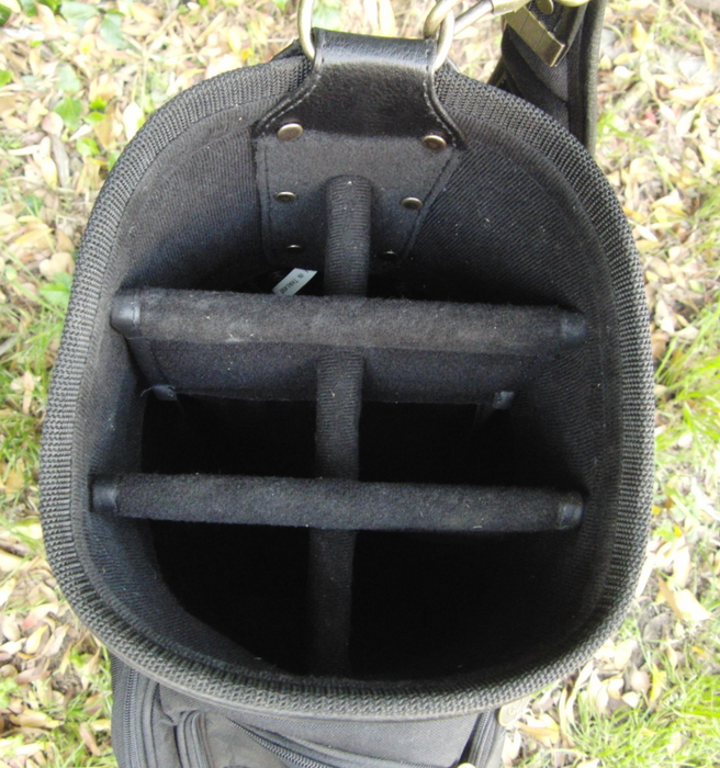6 Division Dunlop Trolley Cart Carry Golf Clubs Bag*