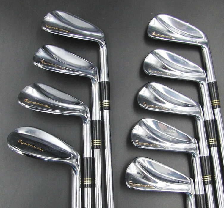 Vintage Ladies Set of 9 x MacGregor Synchrlite Irons 3-SW Ladies Steel Shafts