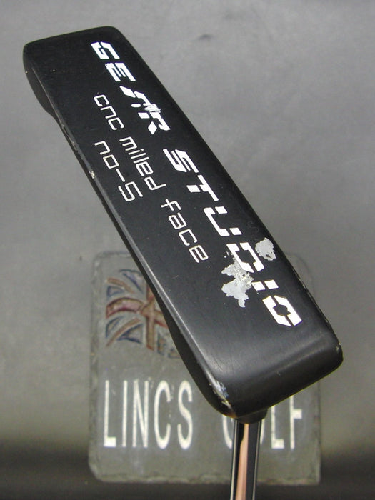 Gear Studio No-5 CNC Milled Face Putter 85cm Length Steel Shaft West Golf Grip