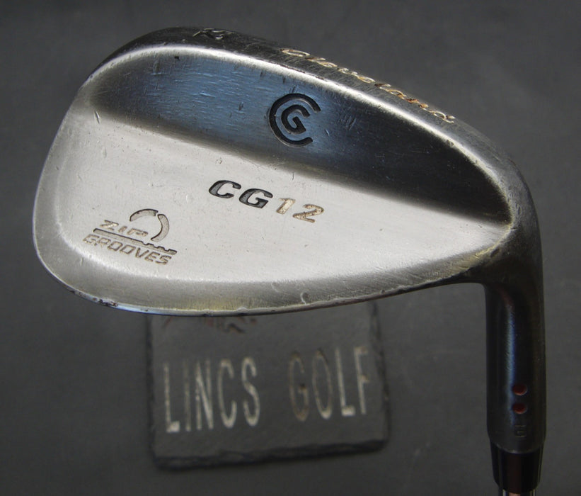 Cleveland CG12 Zip Grooves 52° Gap Wedge Stiff Steel Shaft David Grip