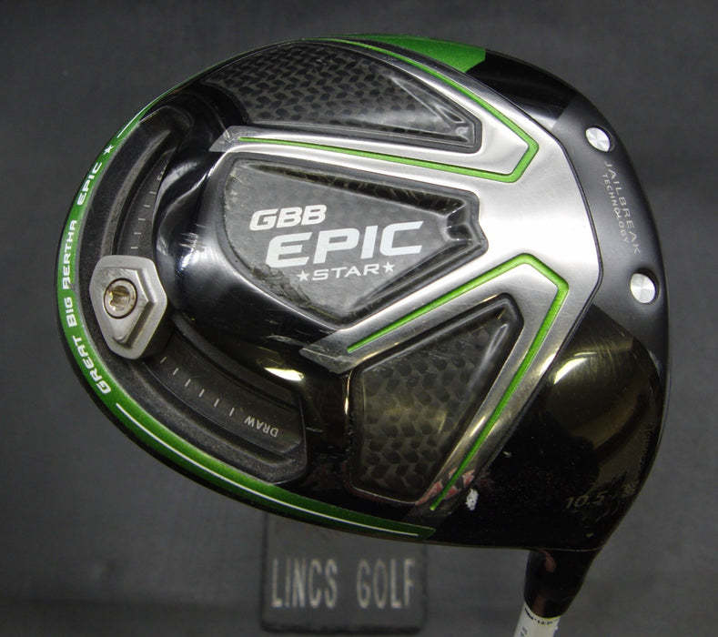 Callaway GBB Epic Star 10.5° Driver Stiff Graphite Shaft Golf Pride Grip