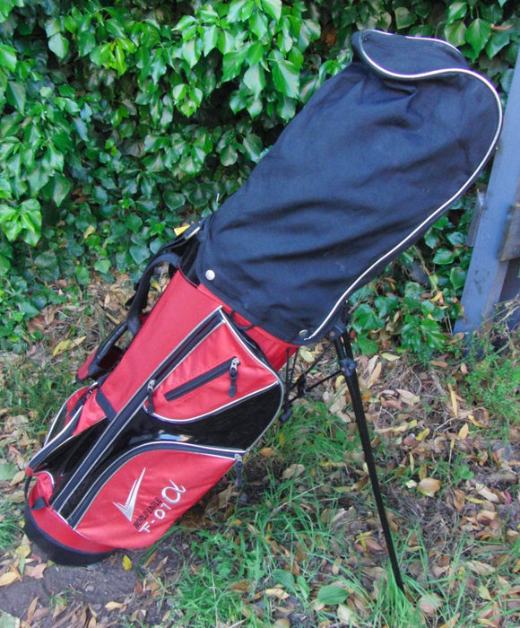 5 Division World Eagle Golf Stand Carry Trolley Golf Clubs Bag*