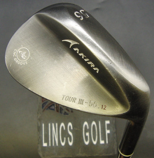 Japanese Akira Tour III CNC Groove 56° Sand Wedge Regular Steel Shaft