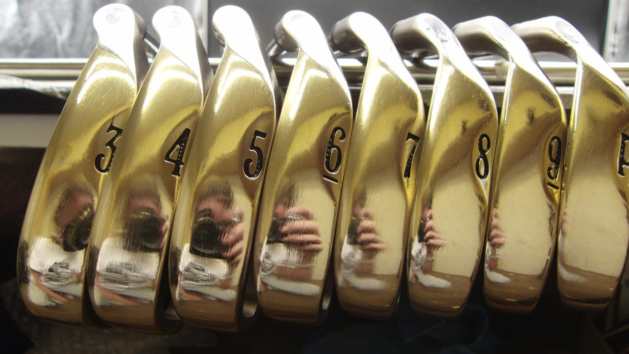 Polished Set of 8x Callaway Big Bertha Gold Irons 3-PW Regular Graphite Shafts