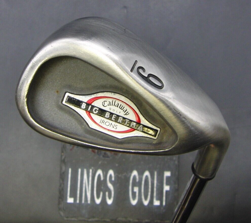 Callaway Big Bertha 2002 9 Iron Uniflex Steel Shaft Golf Pride Grip