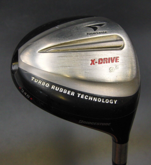 Bridgestone TOURSTAGE X-Drive 340 9.5º Driver Stiff Graphite Shaft Golf Pride
